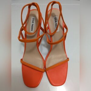 Steve Madden Women's Orange Strappy Sandals